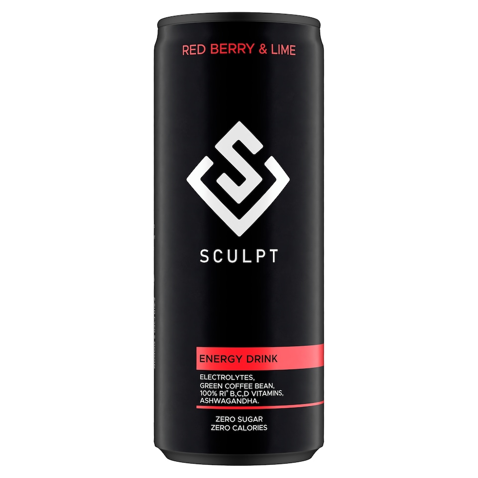 Sculpt Energy Drink  Red Berry & Lime 250ml