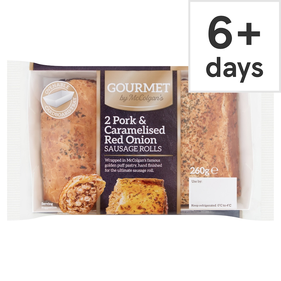 Gourmet 2 Pork And Crml/Ron Sausage Rolls 260G