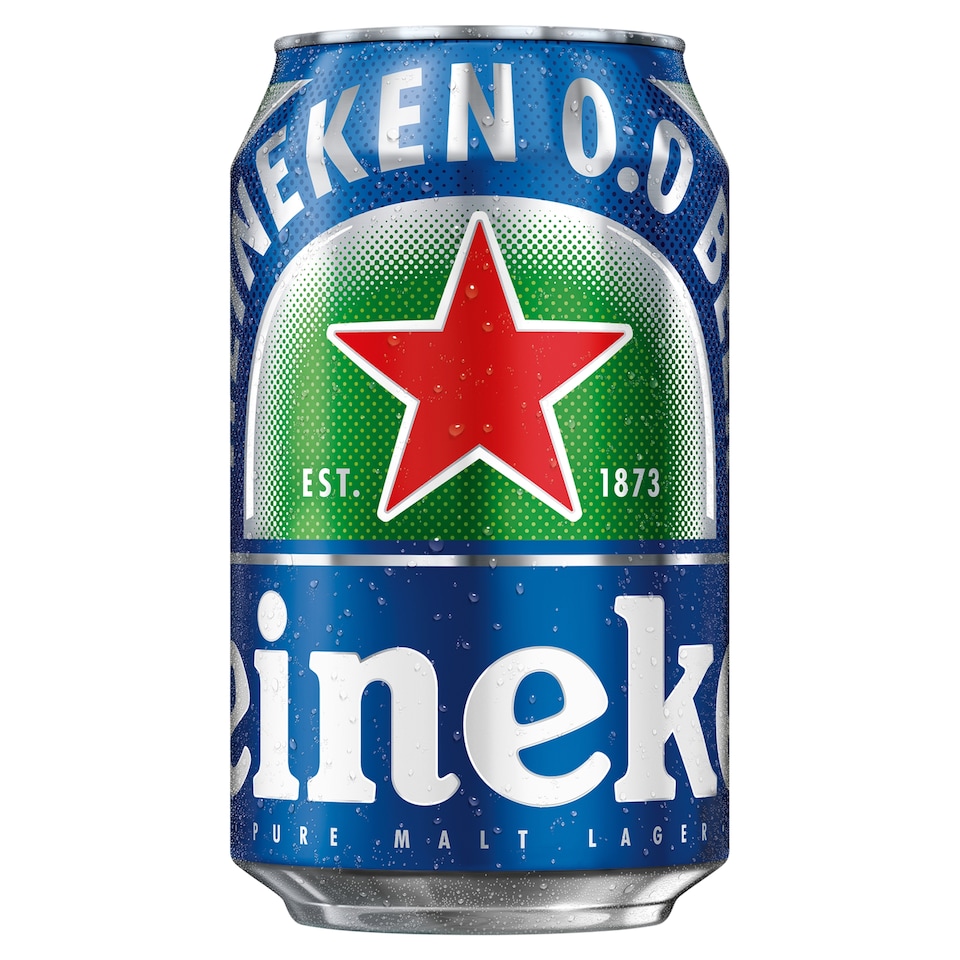 FREE SAMPLE - Heineken 0.0% Alcohol Free Lager Beer Can 330ml