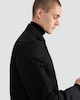 image 2 of F&F Single Breasted Shower Resistant Overcoat in Black