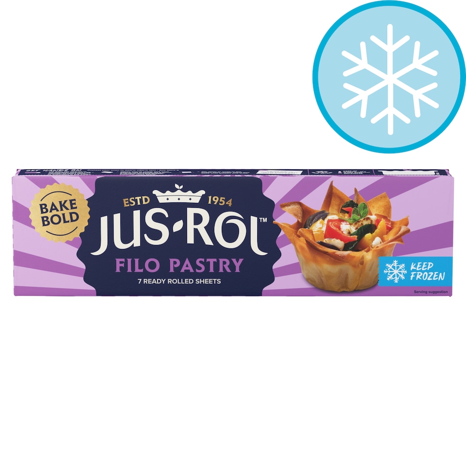 Jus-Rol 7 Filo Pastry R/ROLLED Sheets 270g