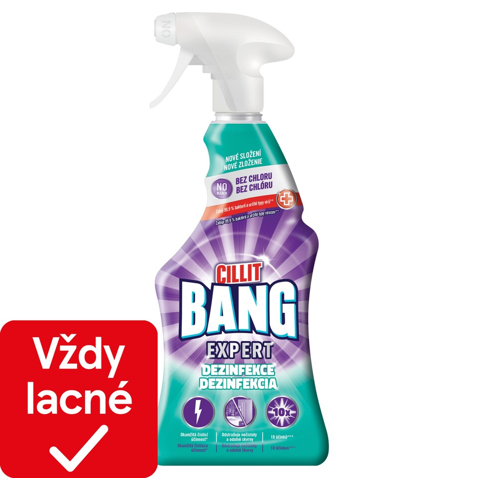 Cillit Bang Expert univerzálny dezinfekčný sprej 750 ml