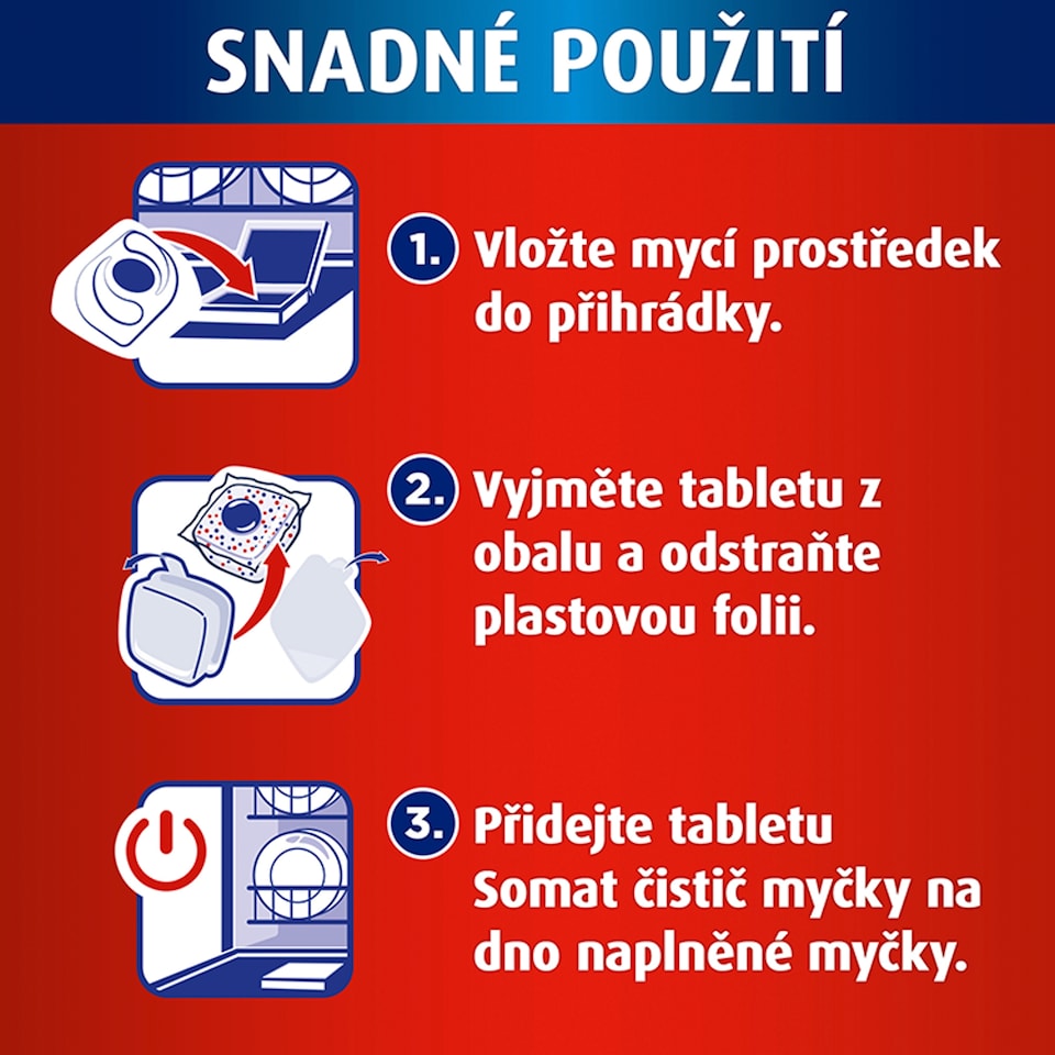 image 1 of SOMAT čistič myčky v tabletách Anti-Limescale 3 ks