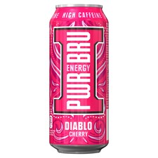 Pwr-Bru Energy Drink - Diablo Cherry 500ml