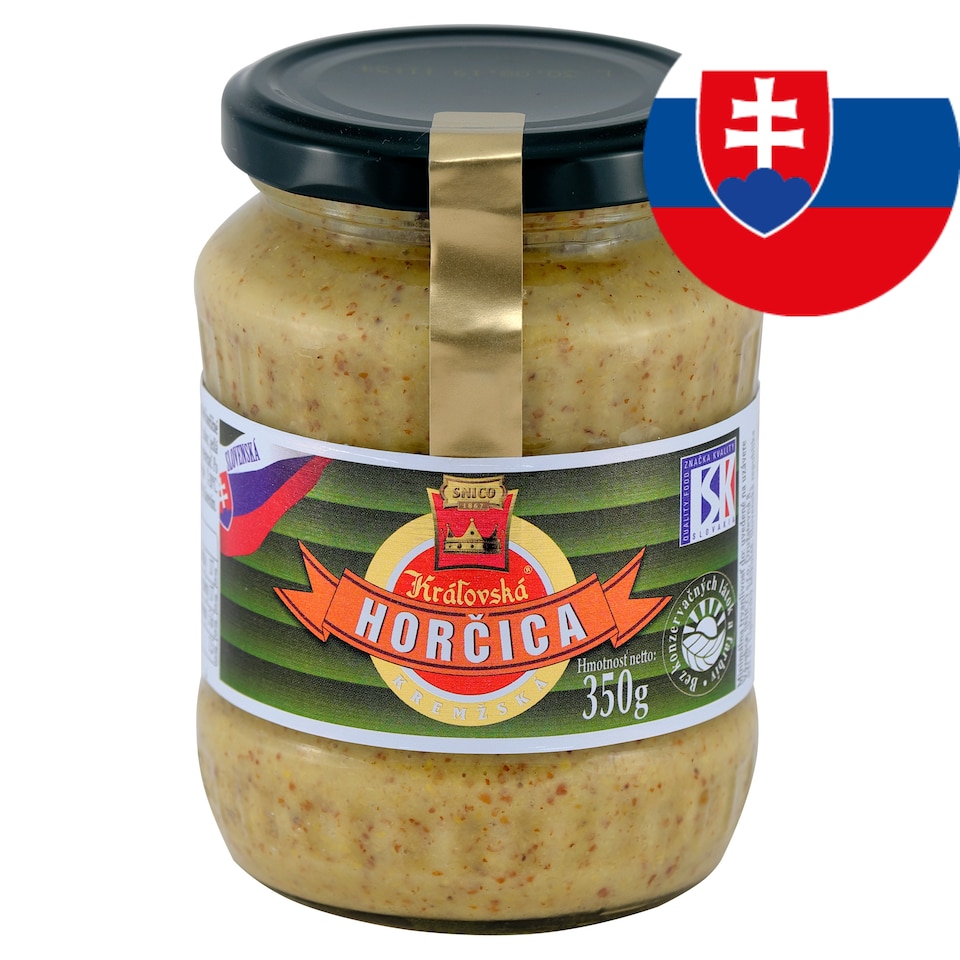 Snico Kráľovská Mustard Wholegrain 350 g