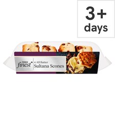 Tesco Finest All Butter Sultana Scones 4 Pack