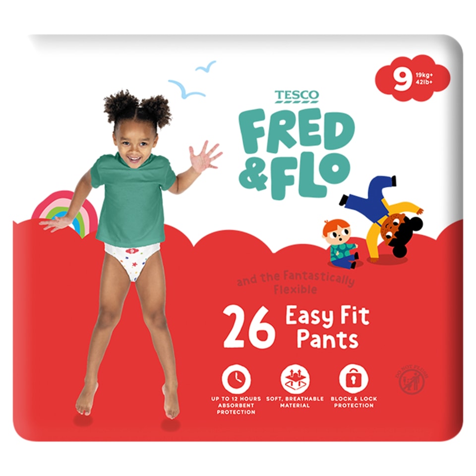 Fred & Flo 26 Easy Fit Nappy Pants Size 9