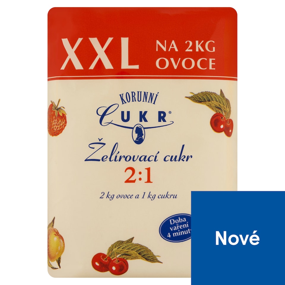Korunní Cukr 2:1 želírovací cukr 1000g