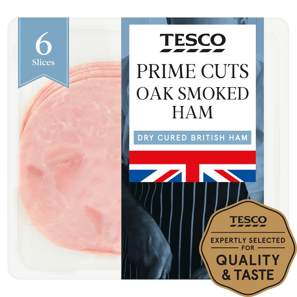 image 1 of Tesco British Smoked Ham 125G