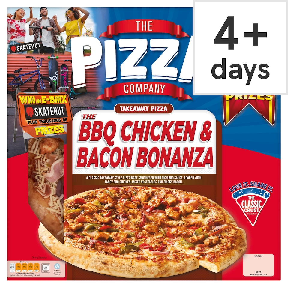 The Pizza Company Bbq Chicken & Bacon Bonanza 525G