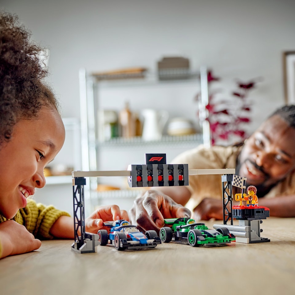 image 1 of LEGO City 60474 F1 Grid With Vcarb & Sauber Race Cars