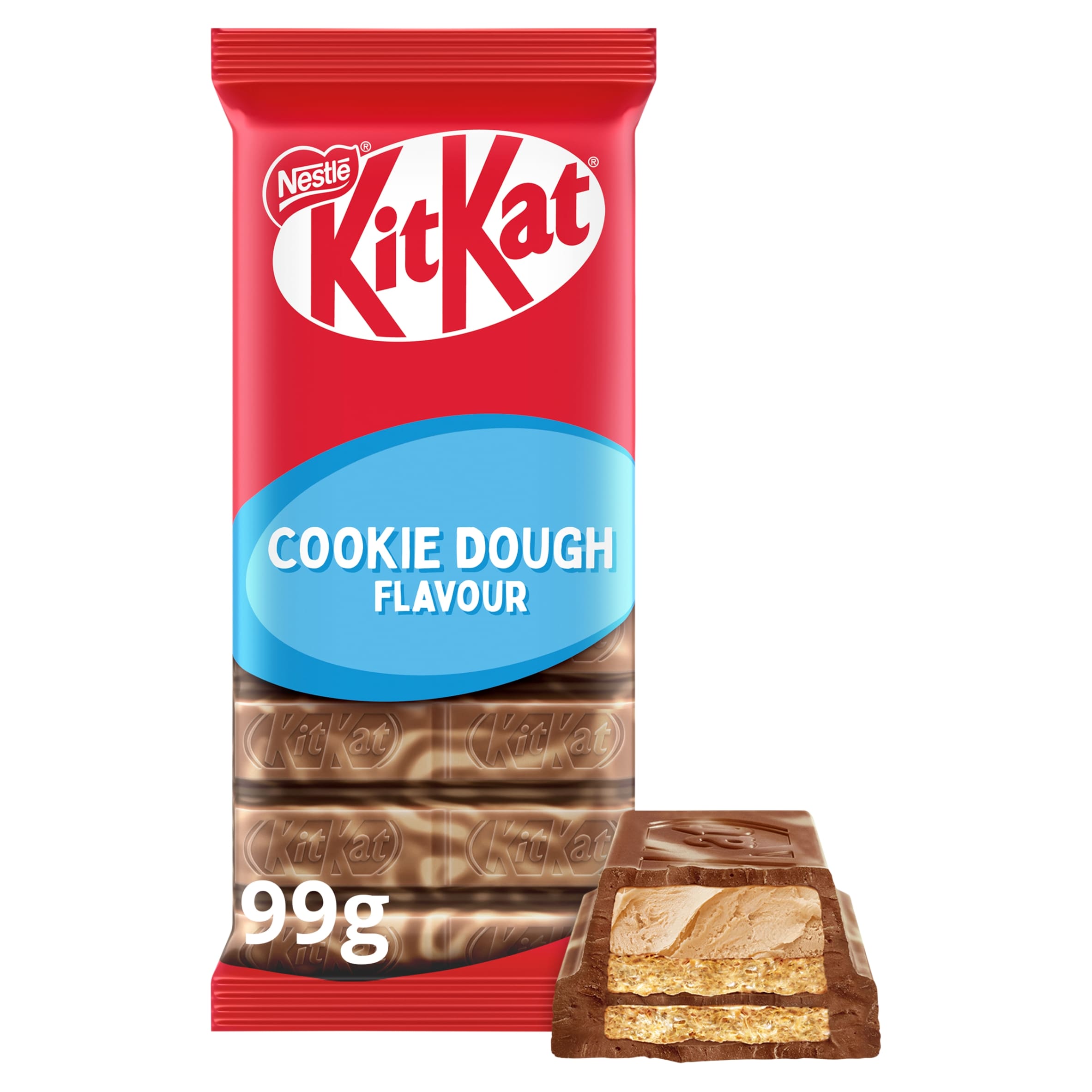 KitKat Cookie Dough Flavour Chocolate Sharing Bar 99g, Imported