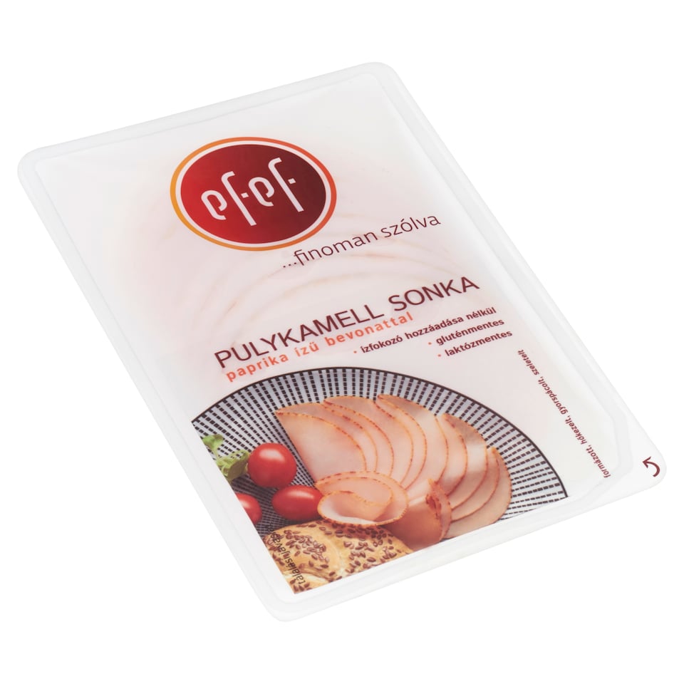eFeF Sliced Turkey Breast Ham in Paprika Flavoured Coating 90 g
