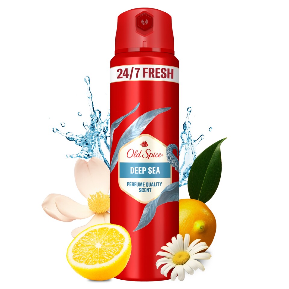 image 1 of Old Spice Deep Sea Men’s Deodorant Body Spray 150ml