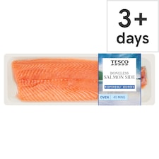 Tesco Boneless Salmon Side
