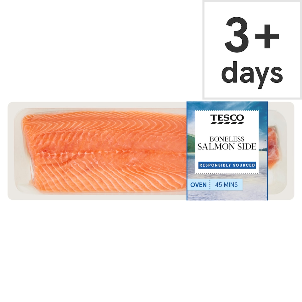 Tesco Boneless Salmon Side