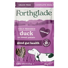 Forthglade Coldpressed Grain Free Duck dog Food 2kg