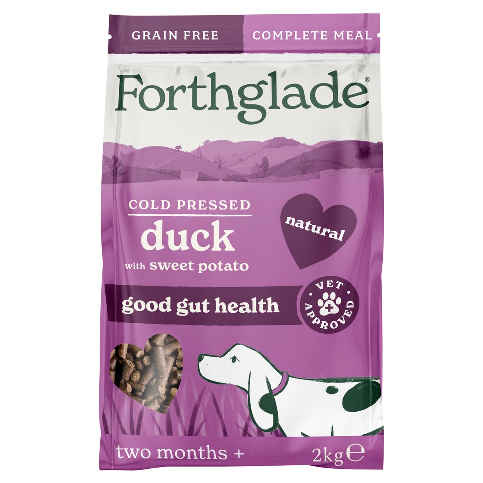 image 1 of Forthglade Coldpressed Grain Free Duck dog Food 2kg