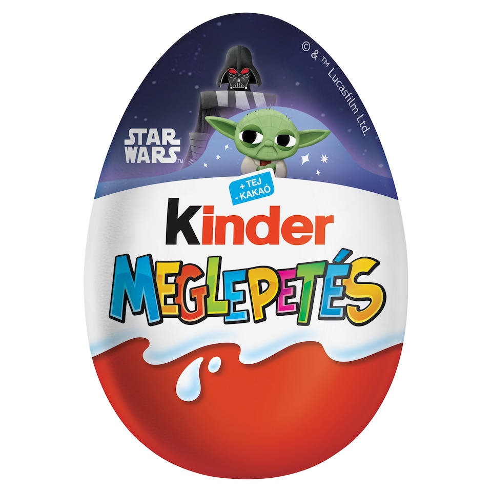 Kinder Meglepetés Milk Chocolate Figure with Inner Milk Layer and Surprise Inside 20 g