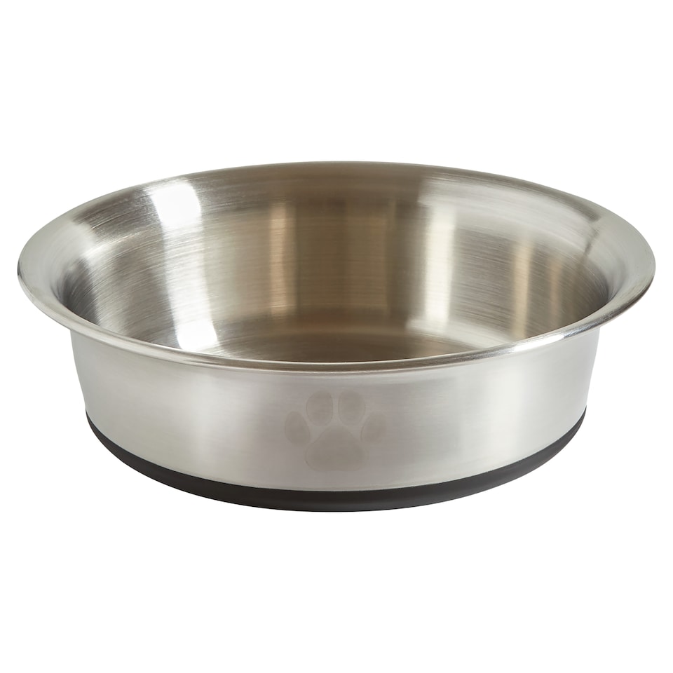 image 1 of Good Boy Home Non Slip Stainless Steel Dog Bowl 18cm