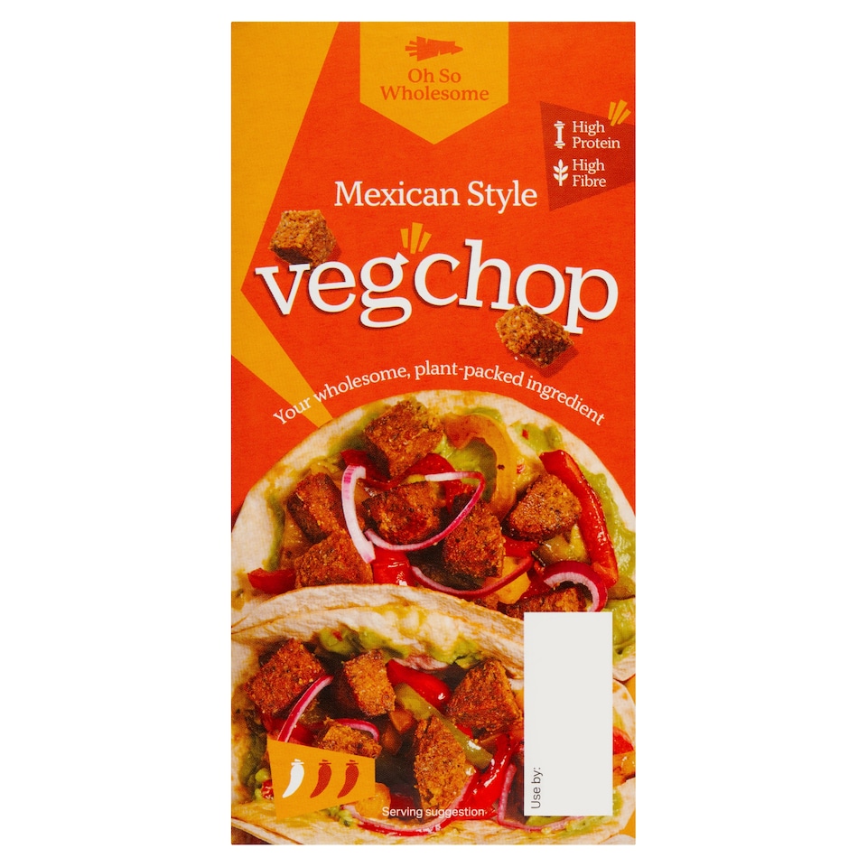 image 1 of Oh So Wholesome Veg'chop Mexican 250g