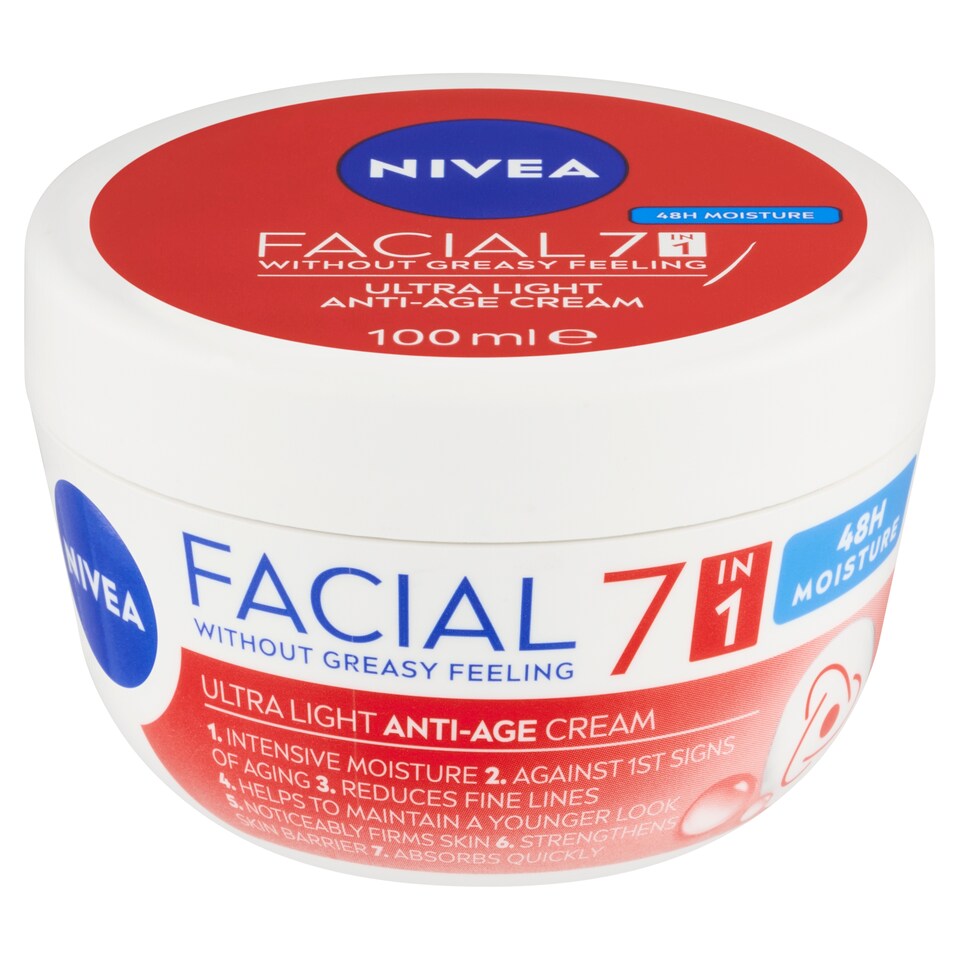 image 1 of Nivea Facial 7 in 1 Anti-Wrinkle Day Cream 100ml