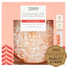 Tesco Strawberry Jam Victoria Sponge Cake 360g