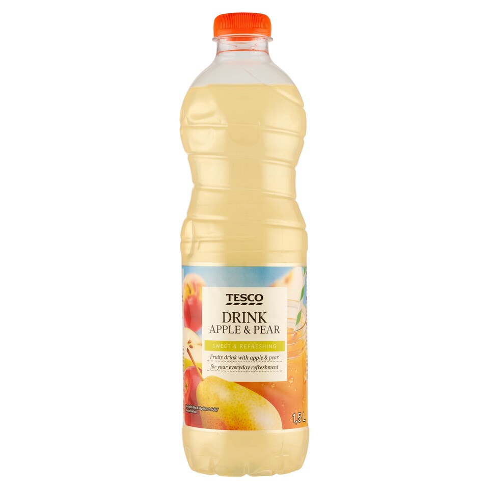 Tesco alma-körte gyümölcsital cukorral és édesítőszerrel 1,5 l