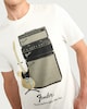 image 2 of Fender Pure Cotton Guitar Print T-Shirt in Ecru