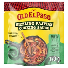 Old El Paso Sizzling Fajitas Cooking Sauce 170g