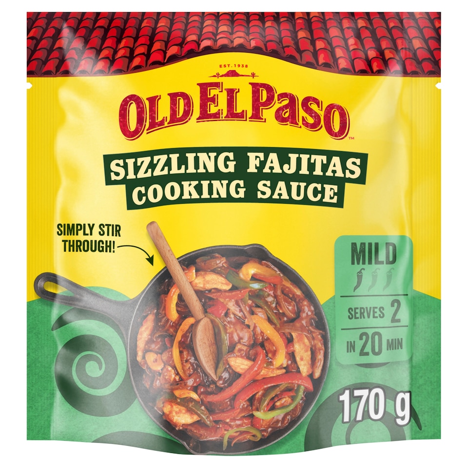 image 1 of Old El Paso Sizzling Fajitas Cooking Sauce 170g