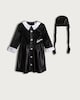image 4 of Wednesday Addams 2-Piece Fancy Dress Costume in Black