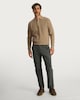 image 2 of F&F Cotton Rich Straight Leg Cargo Trousers in Khaki