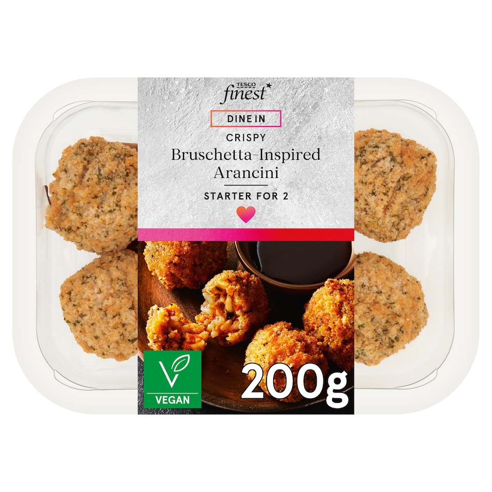 Tesco Finest Crispy Bruschetta Arancini 200G
