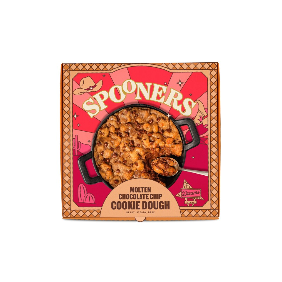 image 1 of Spooners Molten Chocolate Chip Cookie Dough Dessert 250g