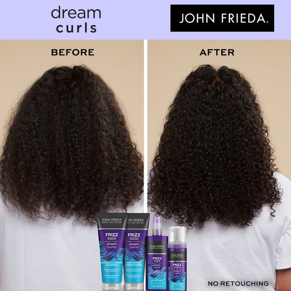 image 1 of John Freida Frizz Ease Airdry Waves Foam 150Ml