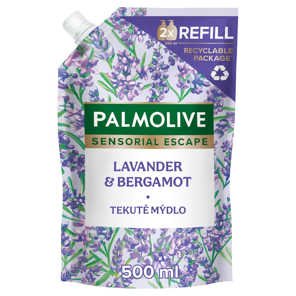 Obrázek 1 pro produkt Palmolive Sensorial Escape French Lavender & Bergamot tekuté mýdlo na ruce 500ml