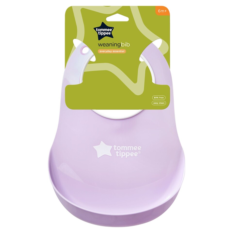 image 1 of Tommee Tippee Comfi Neck Catch All Bib 6 Months+
