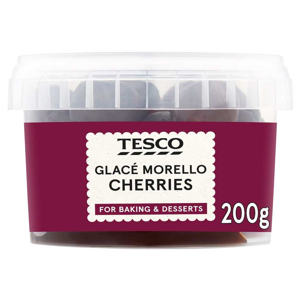 Tesco Glace Morello Cherries 200G