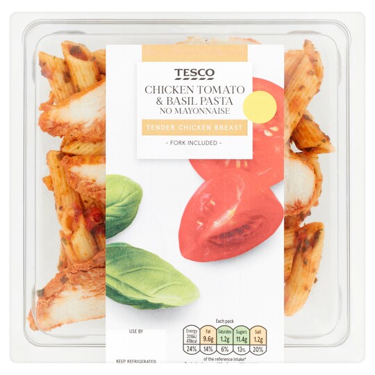 Tesco Chicken Tomato And Basil Pasta 300G Tesco Groceries
