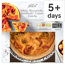 Tesco Finest Nduja, Mozzarella & Sunblush Tomato Quiche 400g
