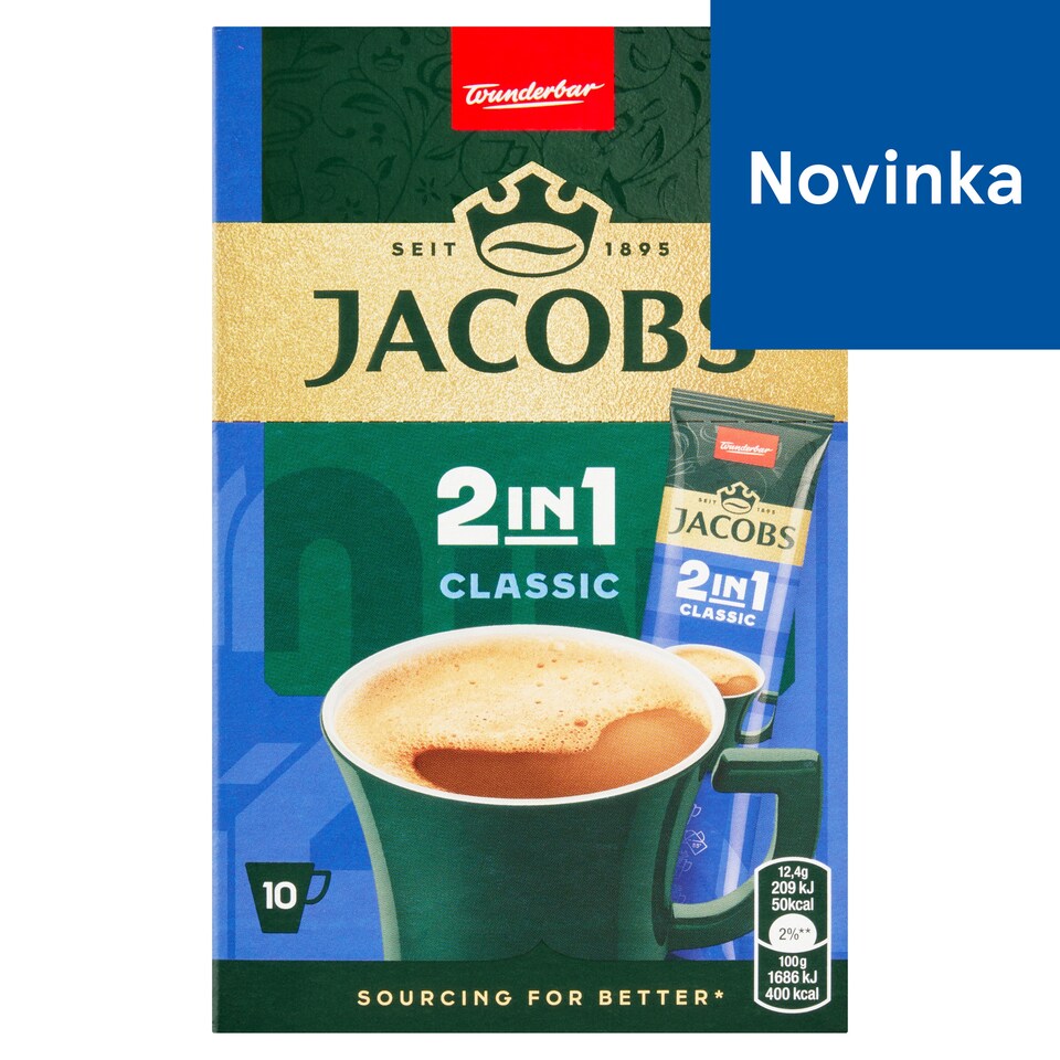 image 1 of Jacobs Classic 2in1 10 x 12.4 g (124 g)