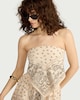 image 4 of F&F Pure Cotton Scarf Print Co-ord Top in Cream