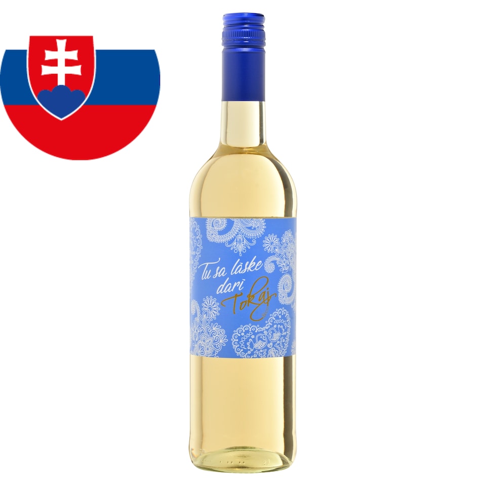 Tu sa láske darí, slovenské víno polosladké 0,75 l