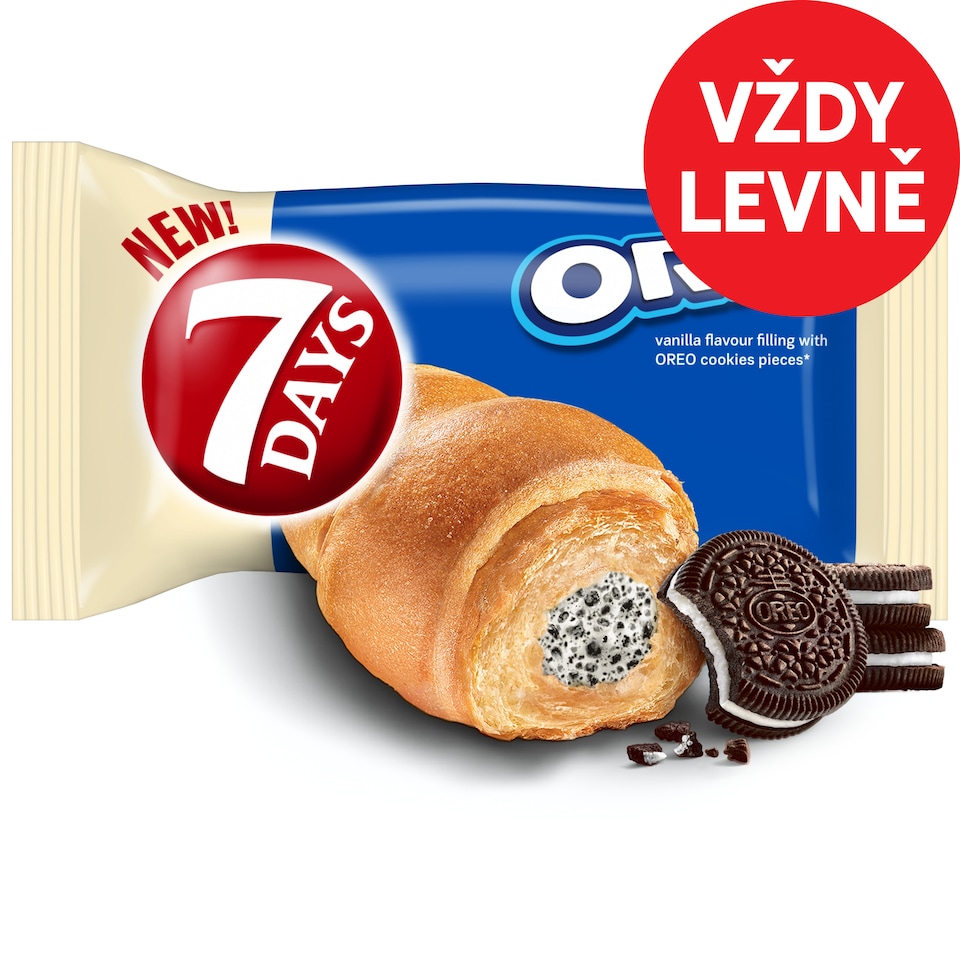 7DAYS OREO VANILLA CREAM & COOKIES CROISSANT 60g