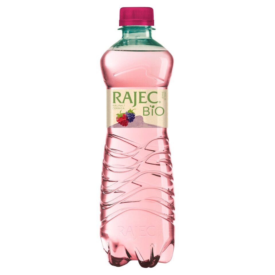 Rajec Bio malina černica jemne sýtený 0,75 l