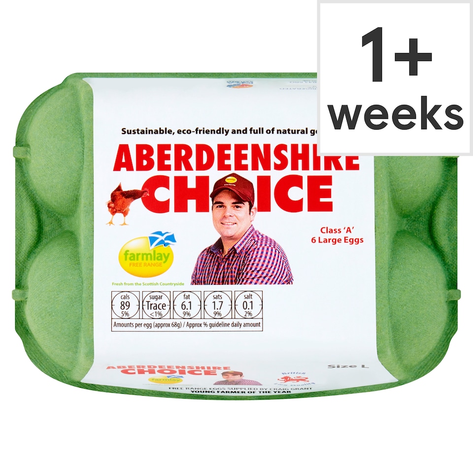 Aberdeenshire Choice Large Eggs 6 Pack