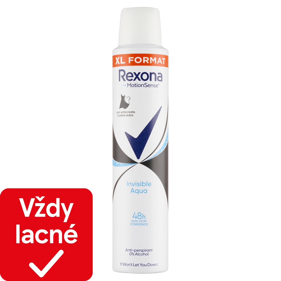 obrázok 1 z Rexona Invisible Aqua compressed antiperspirant sprej 200 ml