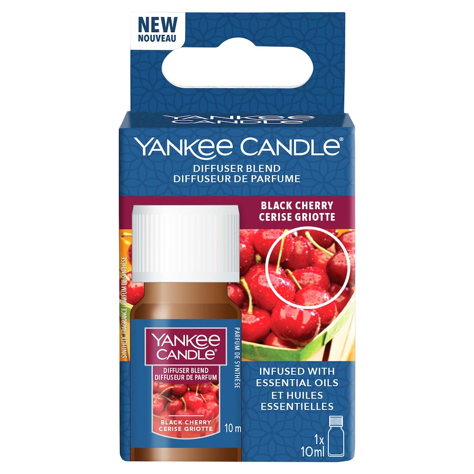 image 1 of Yankee Black Cherry Aromatherapy Oil 10Ml
