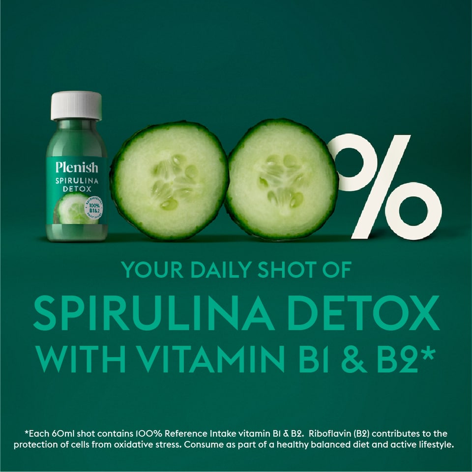 image 1 of Plenish Spirulina Detox Shot 60ml